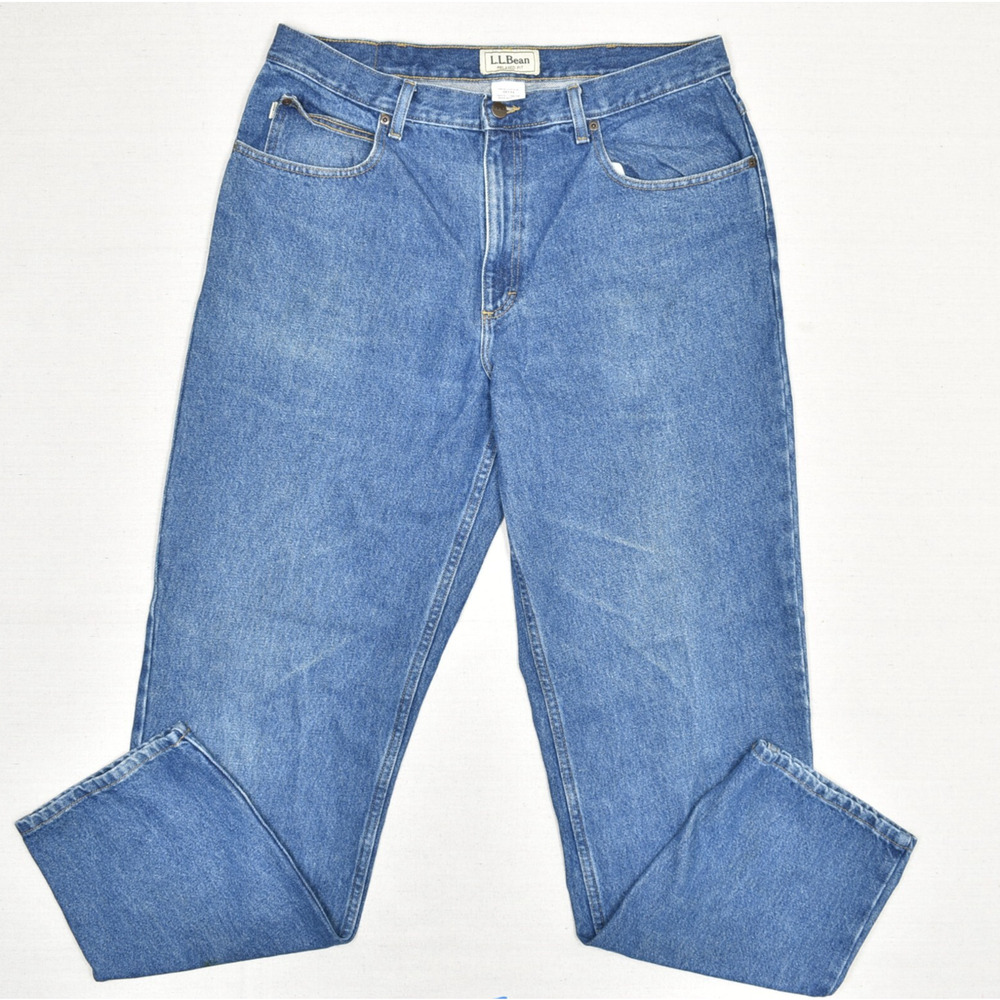 L.L. Bean Men's Straight Jeans - Blue